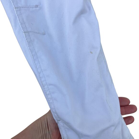 VTG Y2K Abercrombie and Fitch Coat Jacket Sz Sm White Faux Fur Lined Chunky - Picture 11 of 15